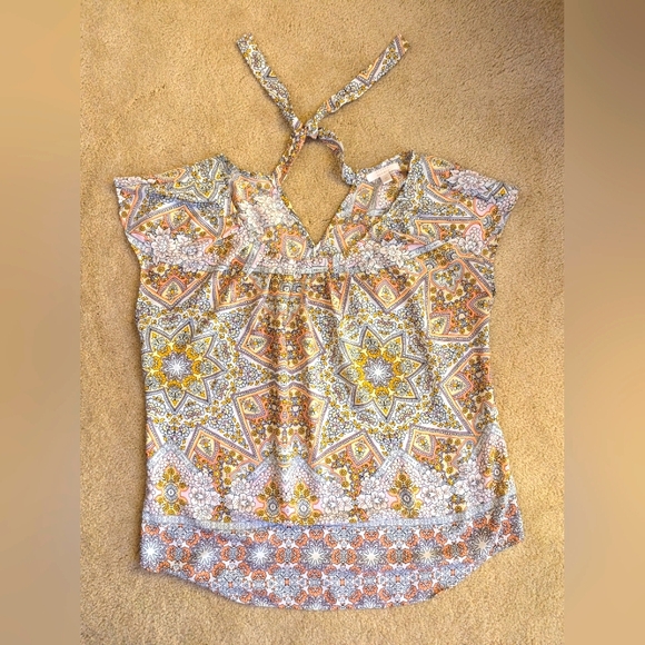 Lauren Conrad Shirt Size M Multi Color - Picture 1 of 3